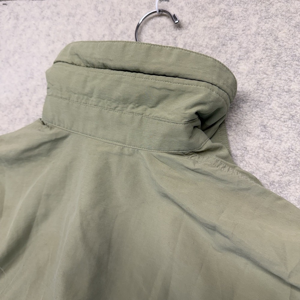 Mountain Hardwear Mens M Hiking Shirt Green Short Sleeve Vented‎ Outdoor Trail - Picture 9 of 12